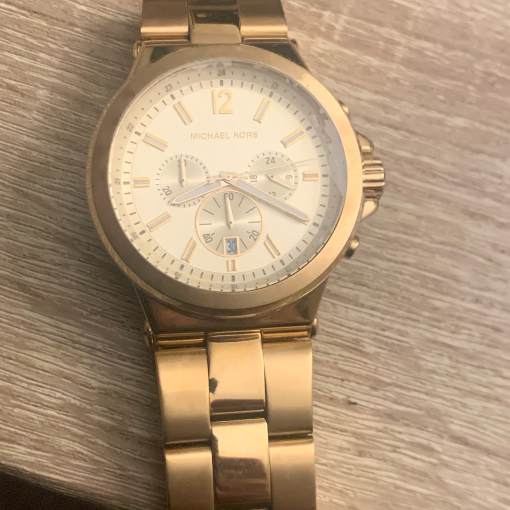Michael Kors Gold Chronograph Watch